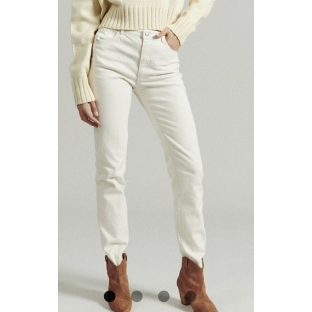 Rachel Comey Bastien Jean in Dirty White NWT Size 0